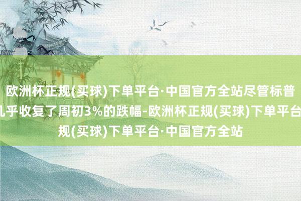 欧洲杯正规(买球)下单平台·中国官方全站尽管标普500指数上周几乎收复了周初3%的跌幅-欧洲杯正规(买球)下单平台·中国官方全站